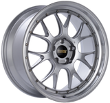 BBS LM-R 19x9 5x112 ET44 Diamond Silver w/ Diamond Machined Lip Wheel  - 82mm PFS/Clip Required
