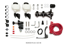 Load image into Gallery viewer, Wilwood Tandem Remote M/C Kit w L/H Bracket &amp; Prop Valve - 1in Bore Black