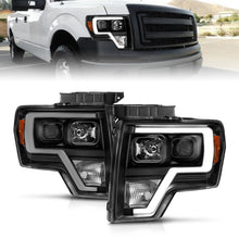 Load image into Gallery viewer, ANZO 2009-2014 Ford F-150 Projector Light Bar H.L Black Amber