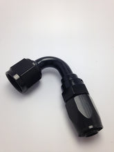 Load image into Gallery viewer, Fragola -10AN Fem x -8AN Hose 120 Degree Reducing Hose End - Blue/Red