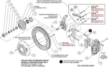 Load image into Gallery viewer, Wilwood kit front XRS6R wwe pro spindle 14.00 rotor SRP