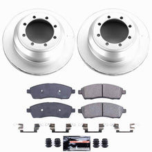 Load image into Gallery viewer, Power Stop 99-04 Ford F-350 Super Duty Rear Z23 Coated Brake Kit