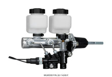 Load image into Gallery viewer, Wilwood Tandem Remote M/C Kit w L/H Bracket &amp; Prop Valve - 7/8in Bore Ball Burnished-W/Pushrod