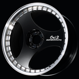 Advan ONI2 Progressive 20x9.0 / +39 Offset / 5x114.3 / 73mm Bore / Machining and Racing Gloss Black