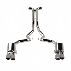 Kooks 18-24 Ford Mustang GT 5.0 3in. Valved Touring Cat-Back Exhaust - Carbon Tips