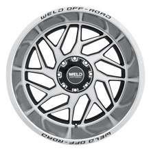 Load image into Gallery viewer, Weld Fulcrum 22x12 / 8x165.1 / 4.75 BS / 125.1 HB - Gloss Black Machined - Non-BL Wheel