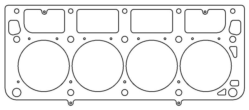Cometic GM LS1 (w/M.I.D. Sleeves) 4.125 inch Bore .036 inch MLS Head Gasket