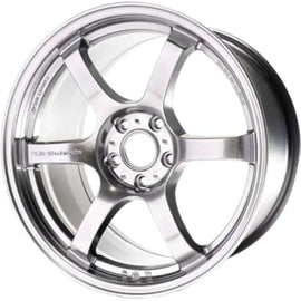 Gram Lights 57DR 18x9.5 +22 5x114.3 Grace Silver Wheel