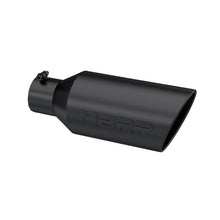 Load image into Gallery viewer, MBRP Universal Exhaust Tip 7in O.D. Rolled End 4in Inlet 18in Length - Black