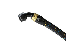 Load image into Gallery viewer, GReddy AN04 60 DEGREE HOSE END SWIVEL BLACK/GOLD ANODIZED