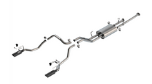 Load image into Gallery viewer, Borla 07-21 Toyota Tundra w/ Long Bed Cat-Back Touring SS Catback Exhaust w/ Black Chrome Tips
