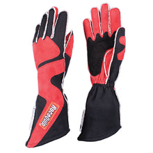 Load image into Gallery viewer, RaceQuip SFI-5 Red/Black Small Outseam Angle Cut Glove