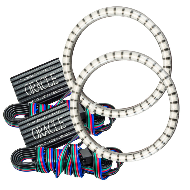 Oracle 15-21 Dodge Challenger Waterproof LED Fog Light Halo Kit - ColorSHIFT NO RETURNS