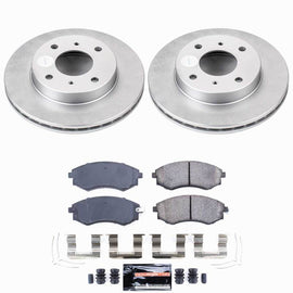 Power Stop 96-98 Nissan 240SX Front Z23 Coated Brake Kit