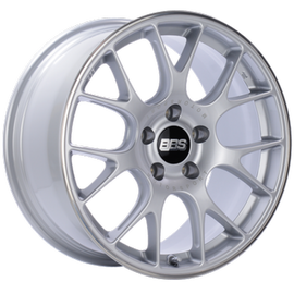 BBS CH-R 20x11.5 5x130 ET65 CB71.6 Brilliant Silver Polished Rim Protector Wheel w/Motorsport Etched
