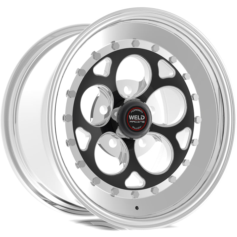 Weld Magnum III 15x14 / 5x4.75 BP / 4.5in. BS Black Wheel - Non-Beadlock