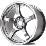 Gram Lights 57CR 19x9.5 +25 5x112 Grace Silver Wheel (MOQ 20 PCS)