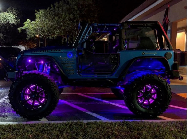 Oracle LED Illuminated Wheel Rings - ColorSHIFT - 15in. - ColorSHIFT No Remote NO RETURNS