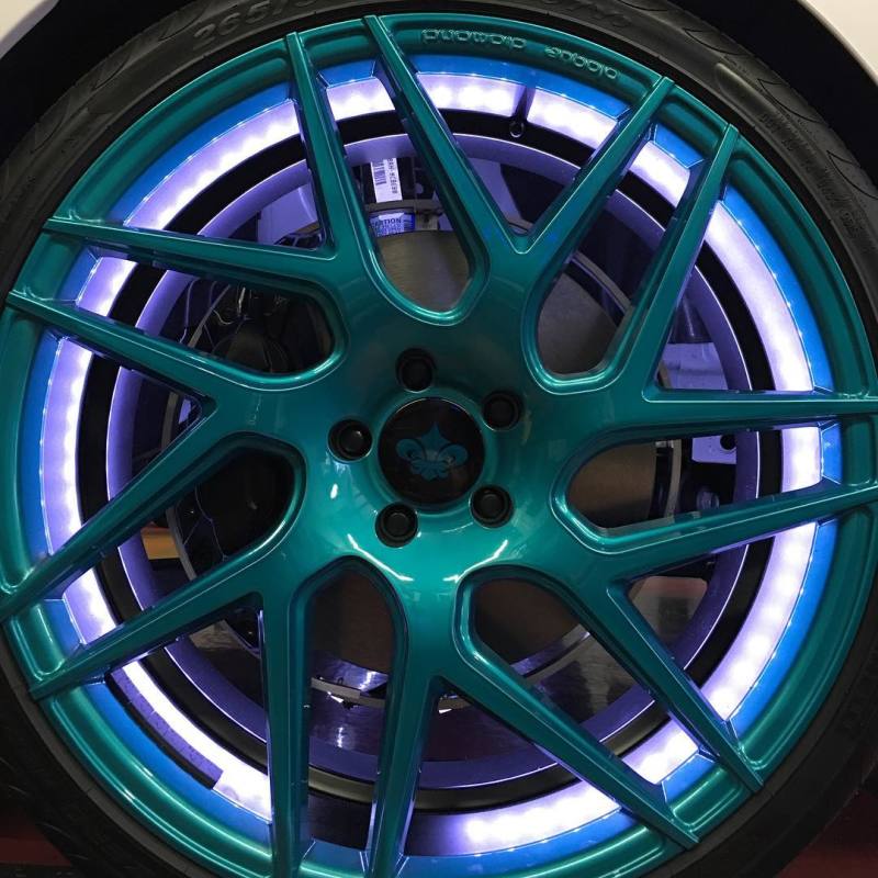 Oracle LED Illuminated Wheel Rings - ColorSHIFT - 15in. - ColorSHIFT No Remote NO RETURNS