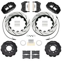Load image into Gallery viewer, Wilwood 99-02 Nissan Skyline Superlite 6R Front BBK w/ 14.00in D/S Rotors &amp; Flexlines - Black