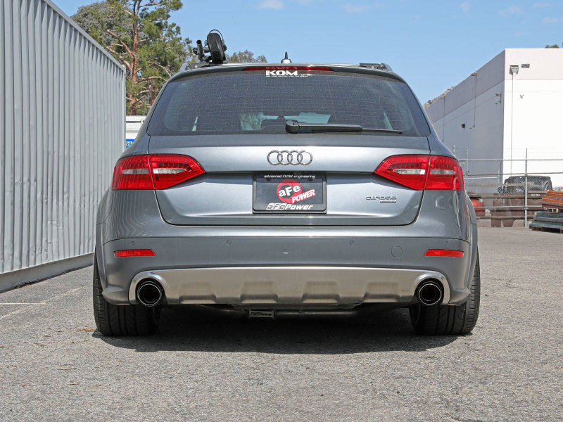 afe MACH Force-Xp 13-16 Audi Allroad L4 SS Cat-Back Exhaust w/ Carbon Tips