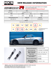Load image into Gallery viewer, HKS Hipermax R AP1/AP2
