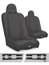 Load image into Gallery viewer, PRP Jeep Wrangler JK/JKU Daily Driver High Back Suspension Seats Kit (Pair) - Gray