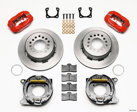 Wilwood Forged Dynalite P/S Park Brake Kit Red Chevy 12 Bolt-Spec 3.15in Bearing