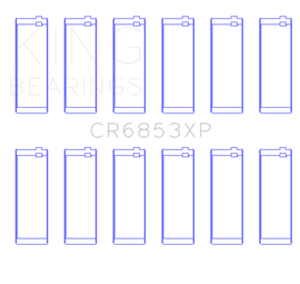 King Engine Bearings BMW Performance Rod Bearing Set - Size STD