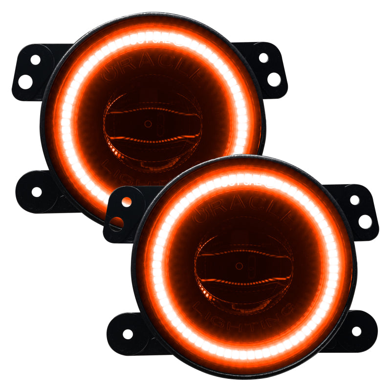 Oracle Jeep Wrangler JK/JL/JT High Performance W LED Fog Lights - Amber NO RETURNS