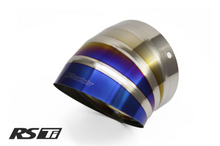 Load image into Gallery viewer, GReddy Burnt Titanium Turndown Tip 115mm Diameter 170mm Length (for Revolution RS / RS-TI / RS-Race)