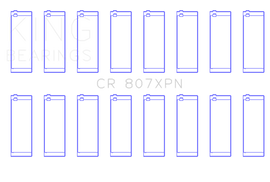 King Engine Bearings Chevrolet SBC 262-400ci (Size 001) High Performance Tri-Metal Rod Bearing Set