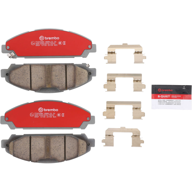 Brembo 14-23 Ford Mustang Xtra Ceramic Brake Pad - Front/Rear