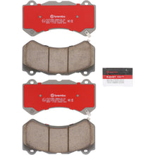 Load image into Gallery viewer, Brembo 13-19 Chevrolet Corvette (C7) / 09-15 Chevrolet Camaro Xtra Ceramic Brake Pad - Front/Rear