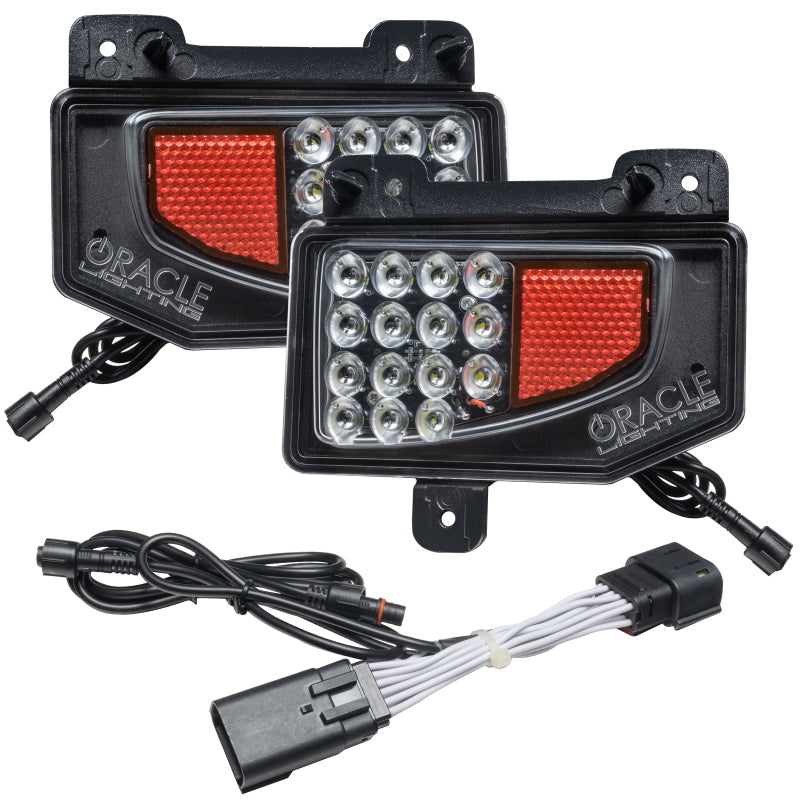 Oracle Jeep Gladiator JT Rear Bumper LED Reverse Lights w/ Plug & Play Harness - 6000K NO RETURNS