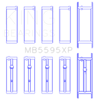 King Engine Bearings Nissan KA-24DE Performance Main Bearing Set - Size STD