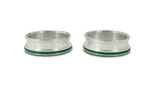 Load image into Gallery viewer, Vibrant HD Aluminum Weld Ferrules w/ O-Rings for 2in OD Tubing - Sold in Pairs