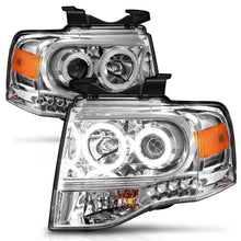 Load image into Gallery viewer, ANZO 2007-2014 Ford Expedition Projector Headlights Chrome