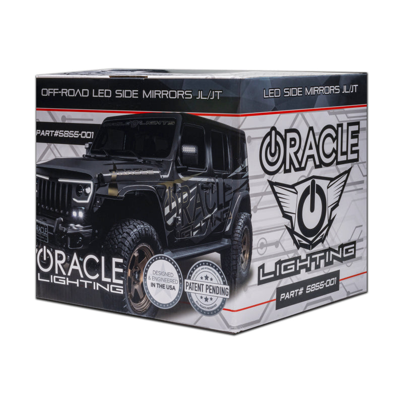 Oracle Lighting LED Off-Road Side Mirrors for Jeep Wrangler JL / Gladiator JT NO RETURNS