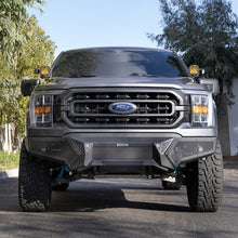 Load image into Gallery viewer, Go Rhino 21-23 Ford F-150 (4dr) Element Front Bumper w/ Power Bar - Tex. Blk