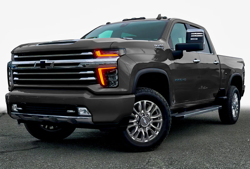 Oracle 20-21 Chevy Silverado HD 2500/3500 RGB+W Headlight DRL Upgrade Kit - ColorSHIFT NO RETURNS