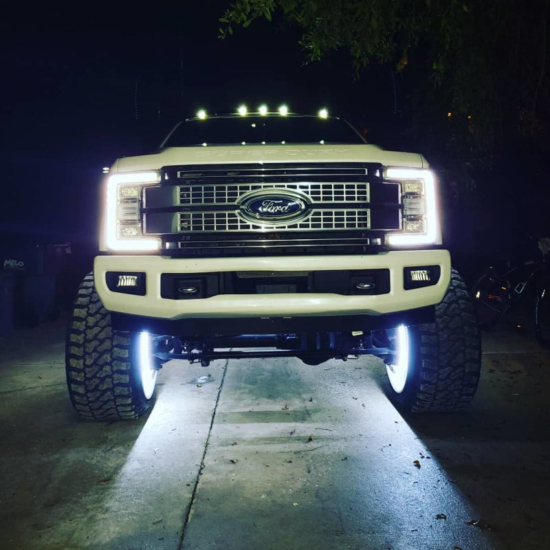 Oracle LED Illuminated Wheel Rings - White NO RETURNS
