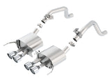 Borla 14-15 Chevy Corvette C7 w/ AFM w/o NPP S Type Rear Section Exhaust Quad Rd RL Tips