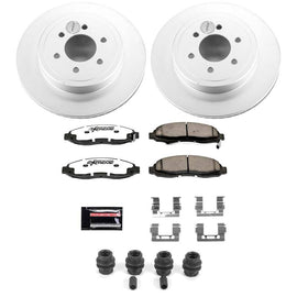 Power Stop 03-04 Dodge Dakota Front Z36 Coated Truck & Tow Brake Kit