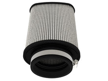 Load image into Gallery viewer, aFe Magnum FLOW Pro DRY S Universal Air Filter 3.5in Flange 5.75x5in Base 6x2.75in Top 6.5in Height