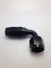 Load image into Gallery viewer, Fragola -10AN Fem x -8AN Hose 90 Degree Reducing Hose End - Blue/Red