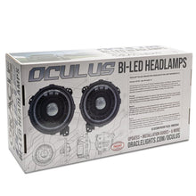 Load image into Gallery viewer, Oracle Oculus Bi-LED Projector Headlights for Jeep JL/Gladiator JT - Satin Silver - 5500K NO RETURNS