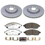 Power Stop 22-24 Jeep Grand Cherokee Front Z36 Coated Truck & Tow Brake Kit