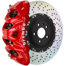 Load image into Gallery viewer, Brembo 02-08 G500/03-04 G55/09-18 G550 Front GT BBK 8 Piston Cast 412x38 2pc Rotor Drilled -Red