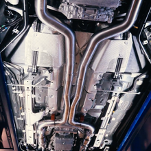 Load image into Gallery viewer, Kooks 2025+ Ford Mustang GTD 5.2L 3in OEM Connection GREEN Catted X-Pipe (Kooks Header Required)
